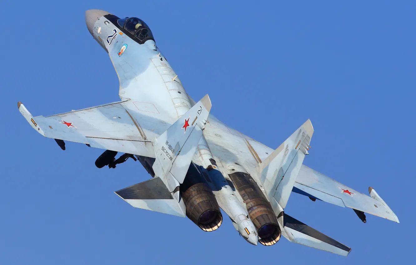 Photo wallpaper fighter, the rise, Su-35S.