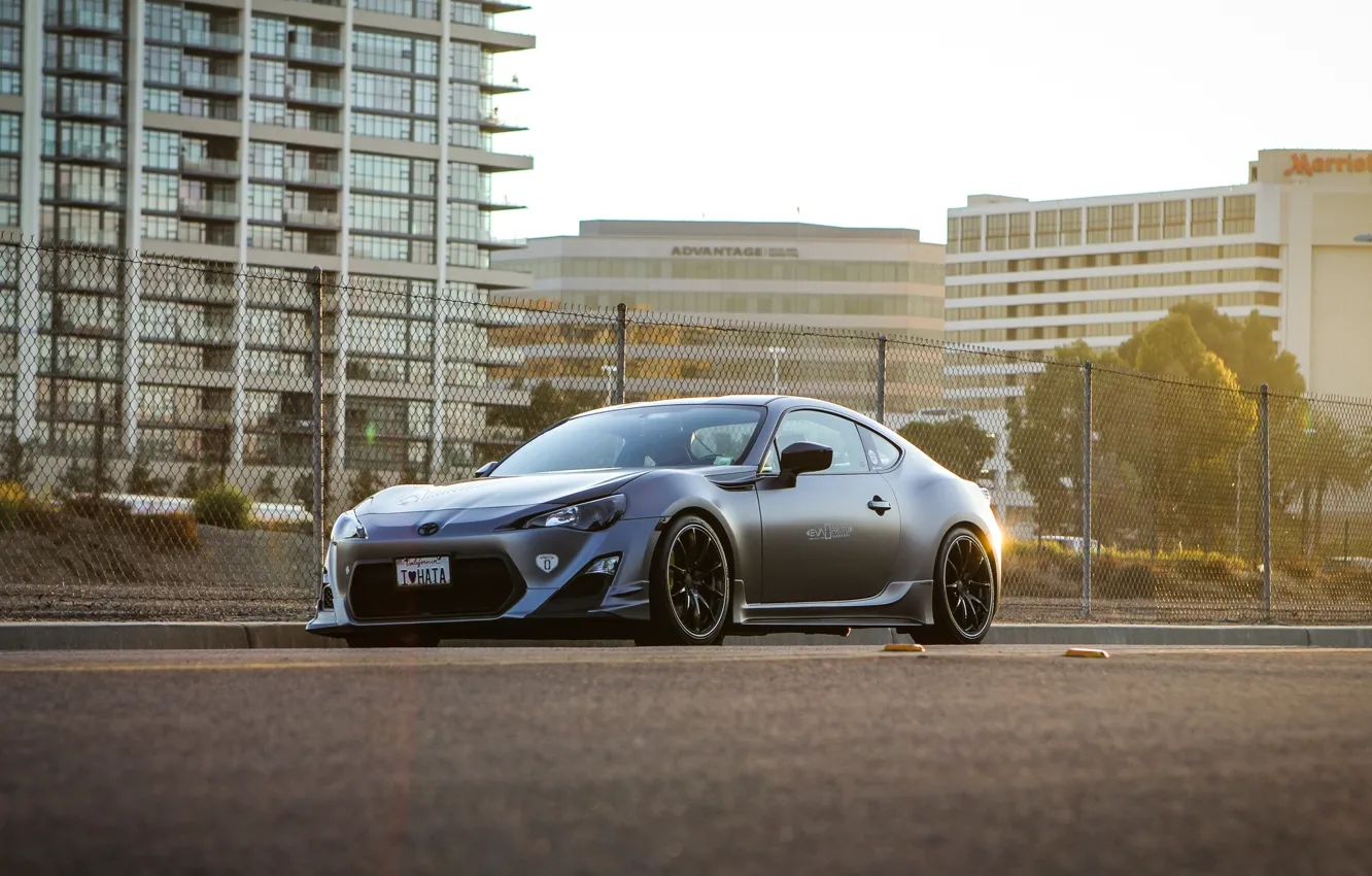 Photo wallpaper Subaru, sports car, Subaru, brz, quick