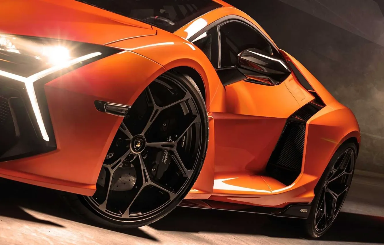 Photo wallpaper lights, Lamborghini, supercar, 2023, body part, Lamborghini S.p.A., Stir, Lamborghini Scrambled