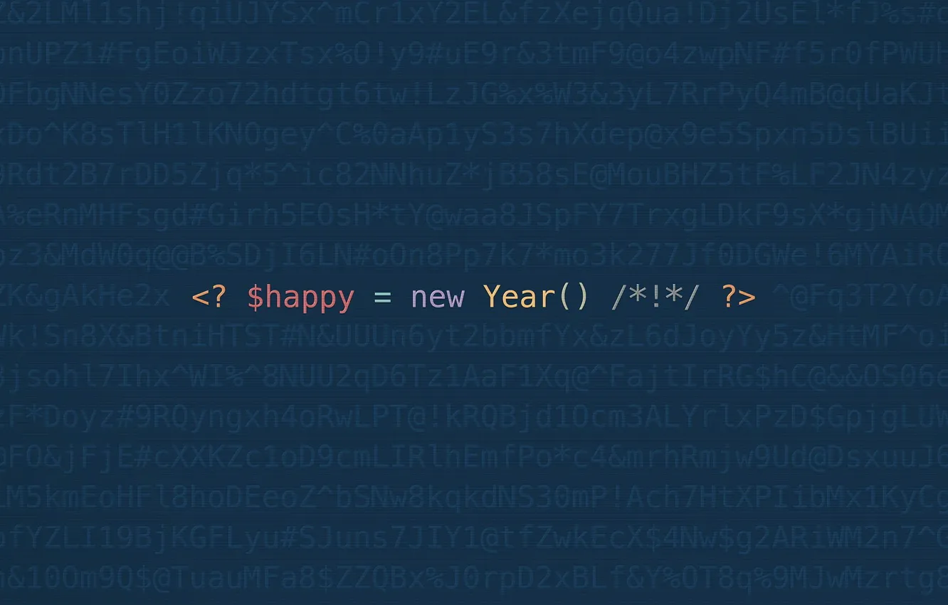 Photo wallpaper minimalism, code, geek, happy new year, happy new yaer, programming, programing, codding