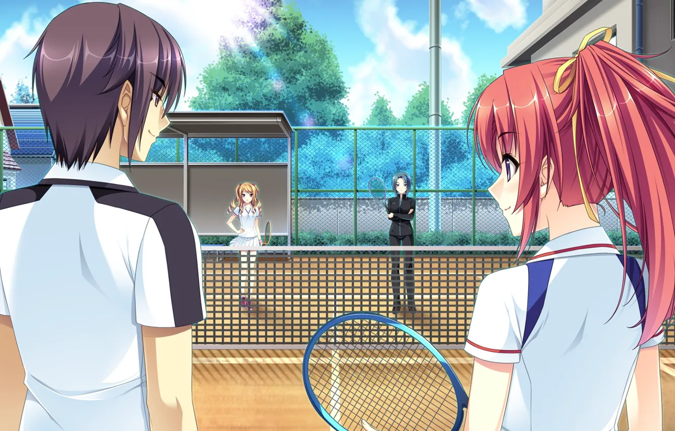 Photo wallpaper girl, sport, the game, anime, art, guy, Mote Sugite Shuraba na Ore