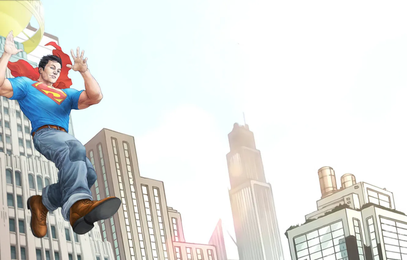 Photo wallpaper Superman, Superman, Comics