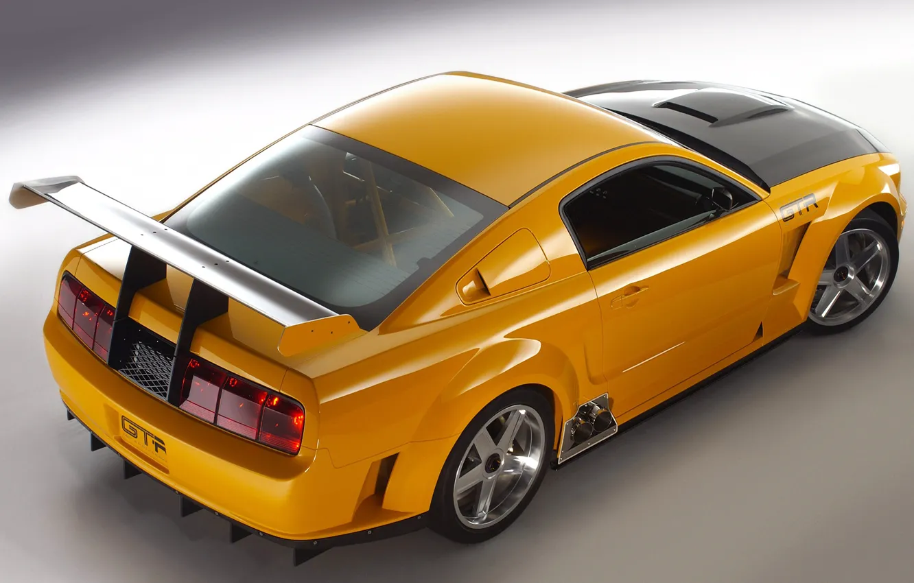 Photo wallpaper Concept, Mustang, Ford, GT-R, the view from the top, 2004