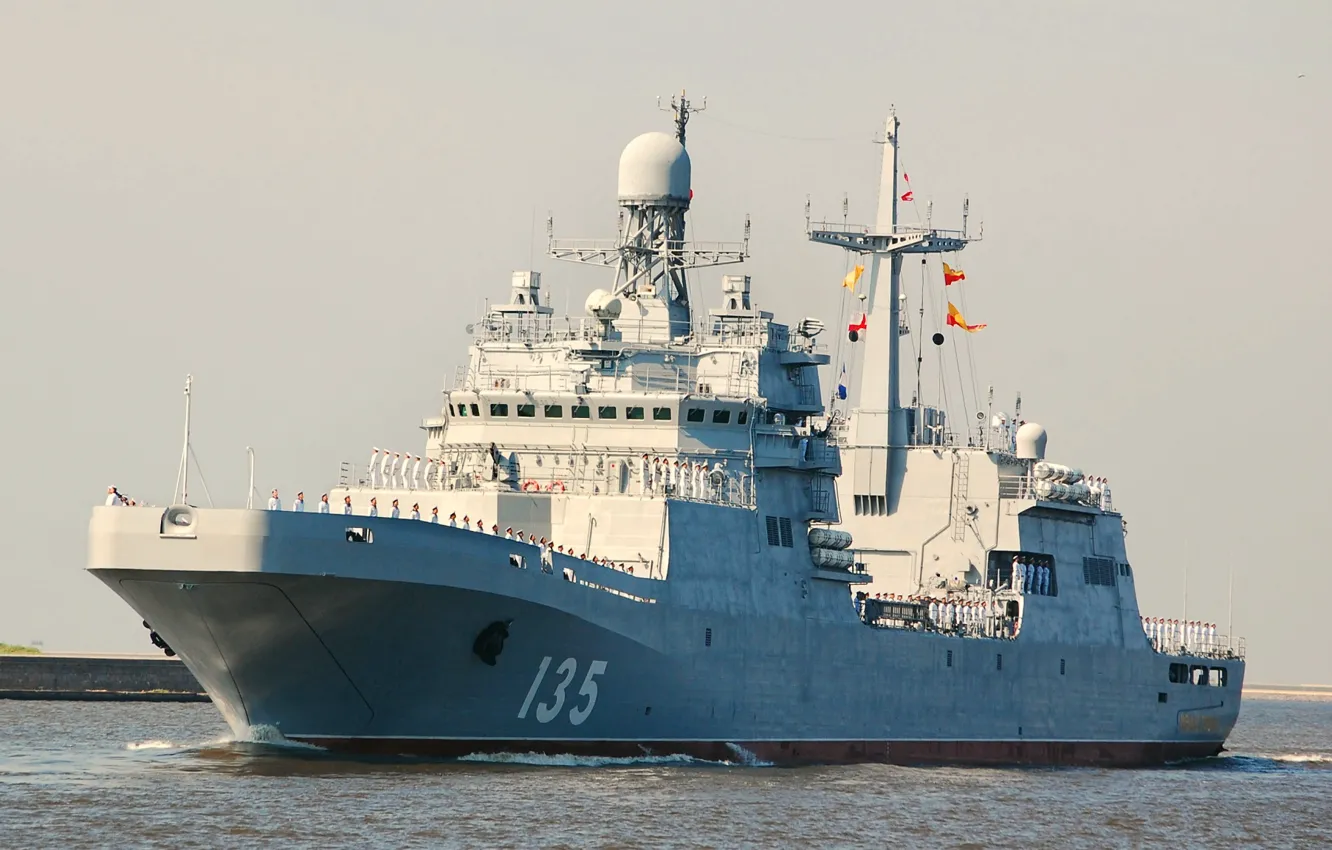 Photo wallpaper ship, landing, Ivan Gren