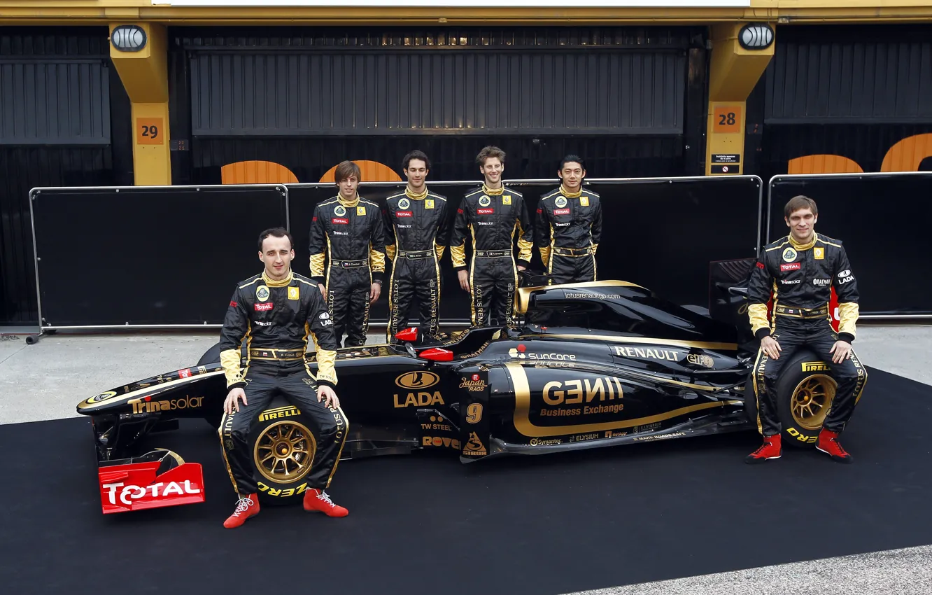 Photo wallpaper Lotus, formula 1, the car, Lotus, Reno, formula 1, Reno, Petrov