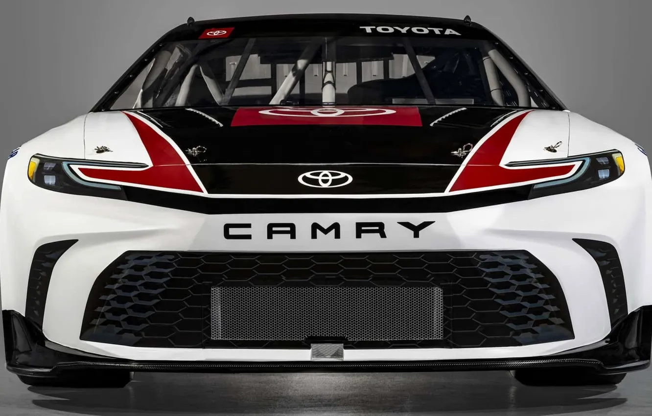 Photo wallpaper the car, Toyota, front view, NASCAR, racing car, Camry, XSE, Next Gen