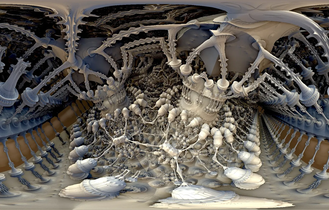 Photo wallpaper abstraction, background, form, Fractal