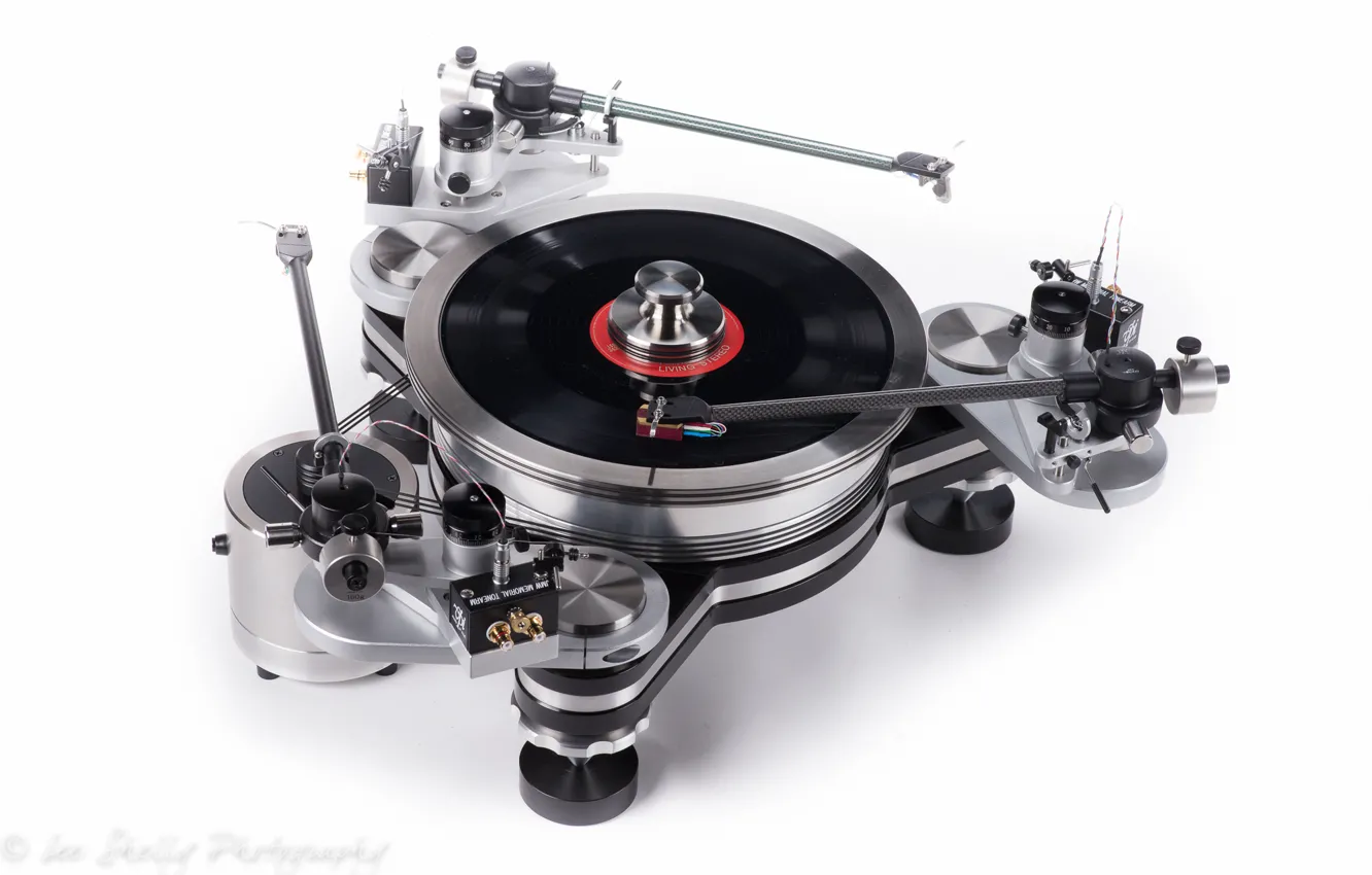Photo wallpaper music, vinyl, white background, VPI Industries Avenger turntable