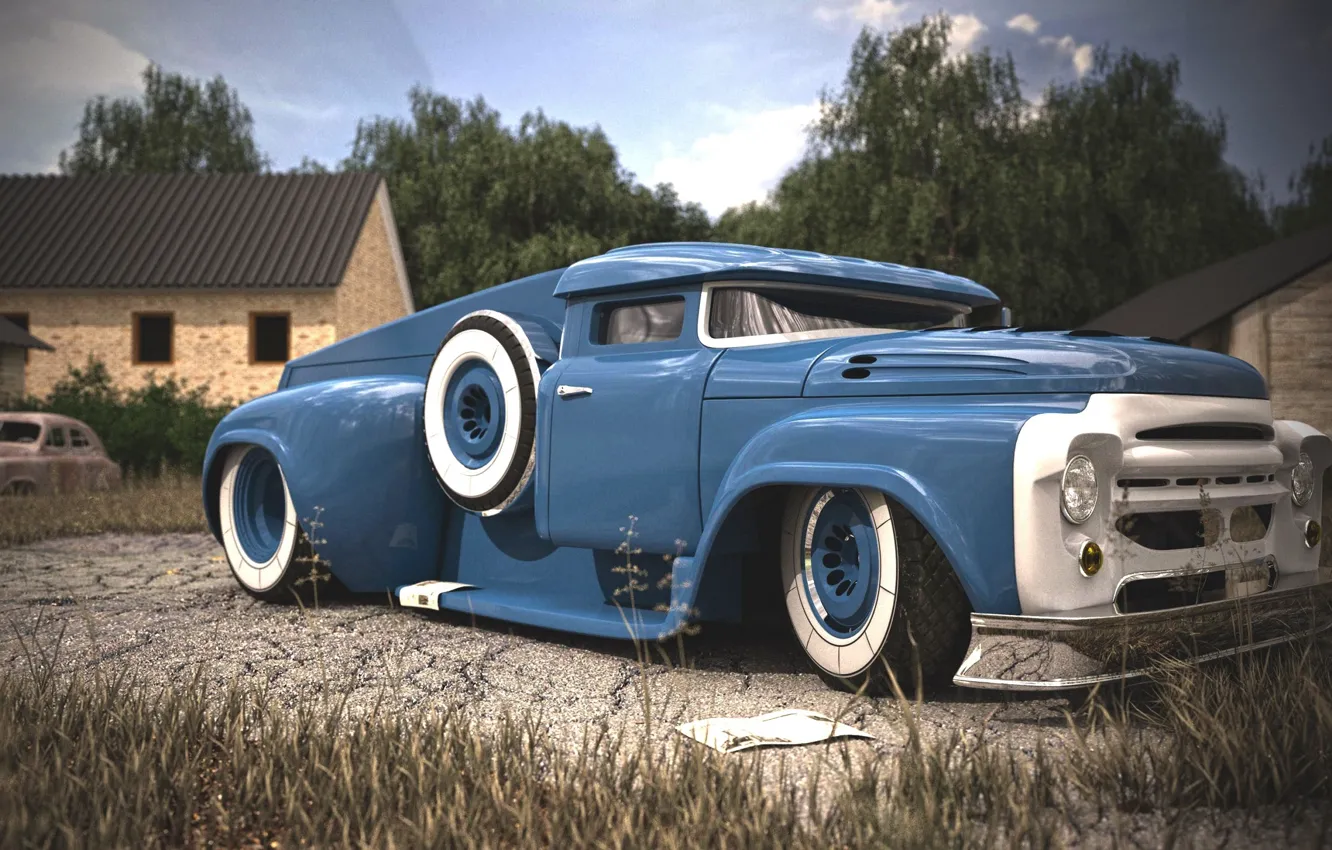 Photo wallpaper Tuning, Render, Tuning, ZIL, Render, 130, Zil