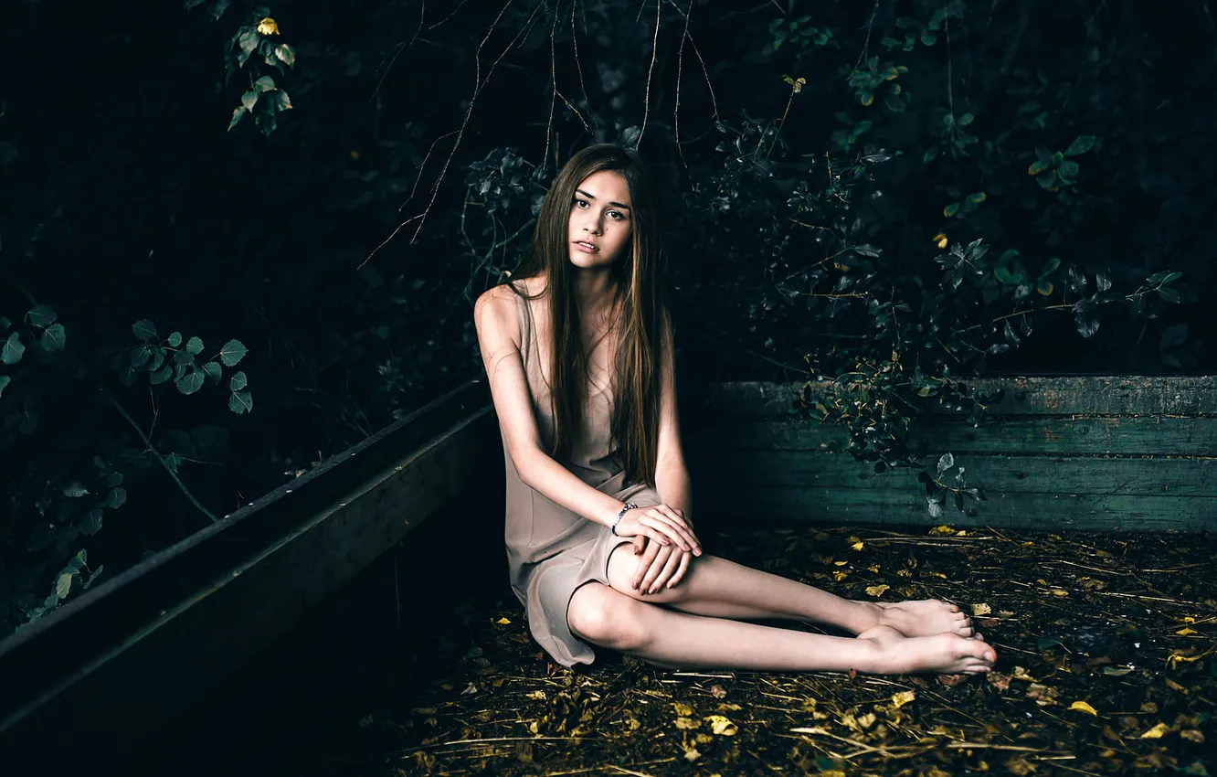 Photo wallpaper look, legs, Victoria Berngard