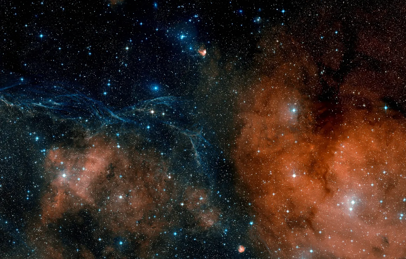 Photo wallpaper Nebula, Gum 19, Constellation Vela, RCW 34, V391 Velorum