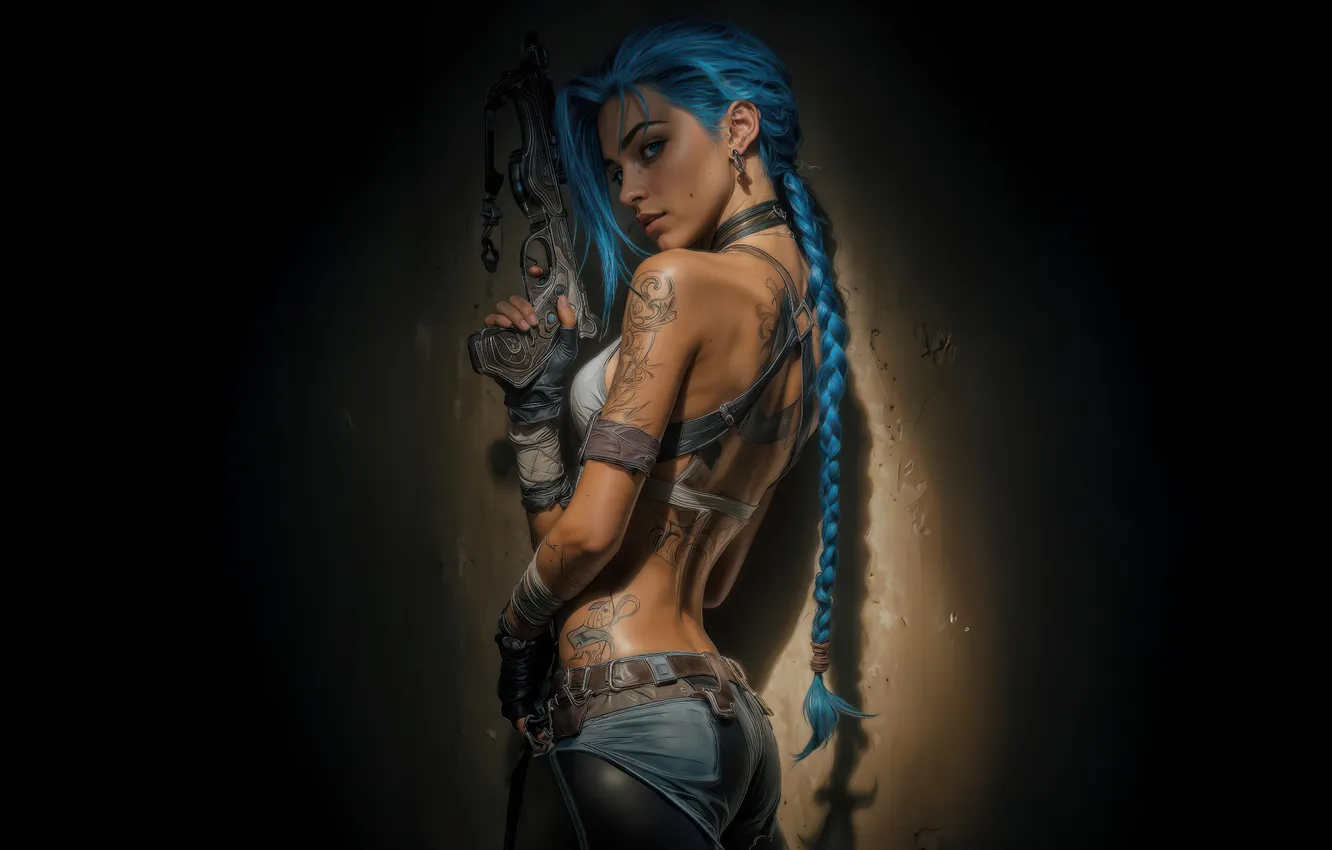 Photo wallpaper princess, Jinx, Havoc, pow-pow