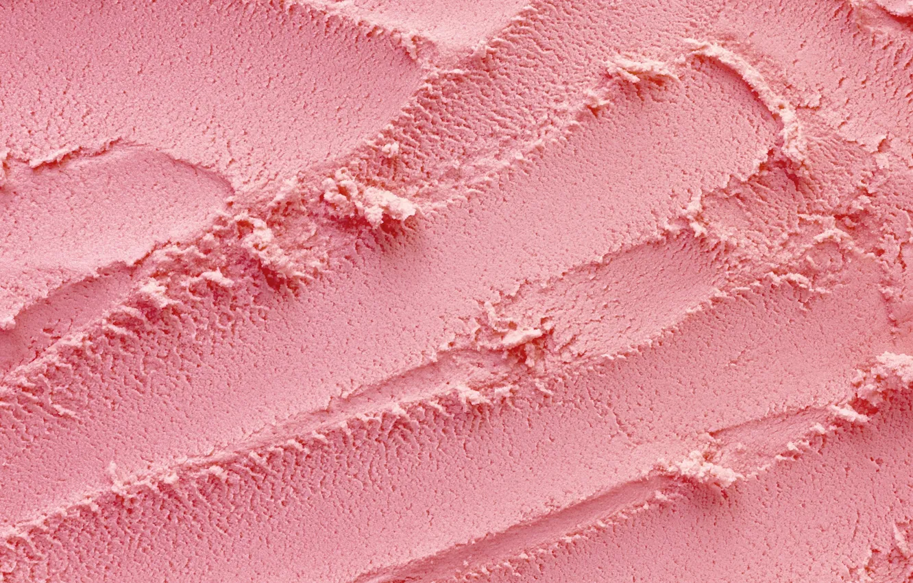Photo wallpaper pink, ice cream, texture, pink background
