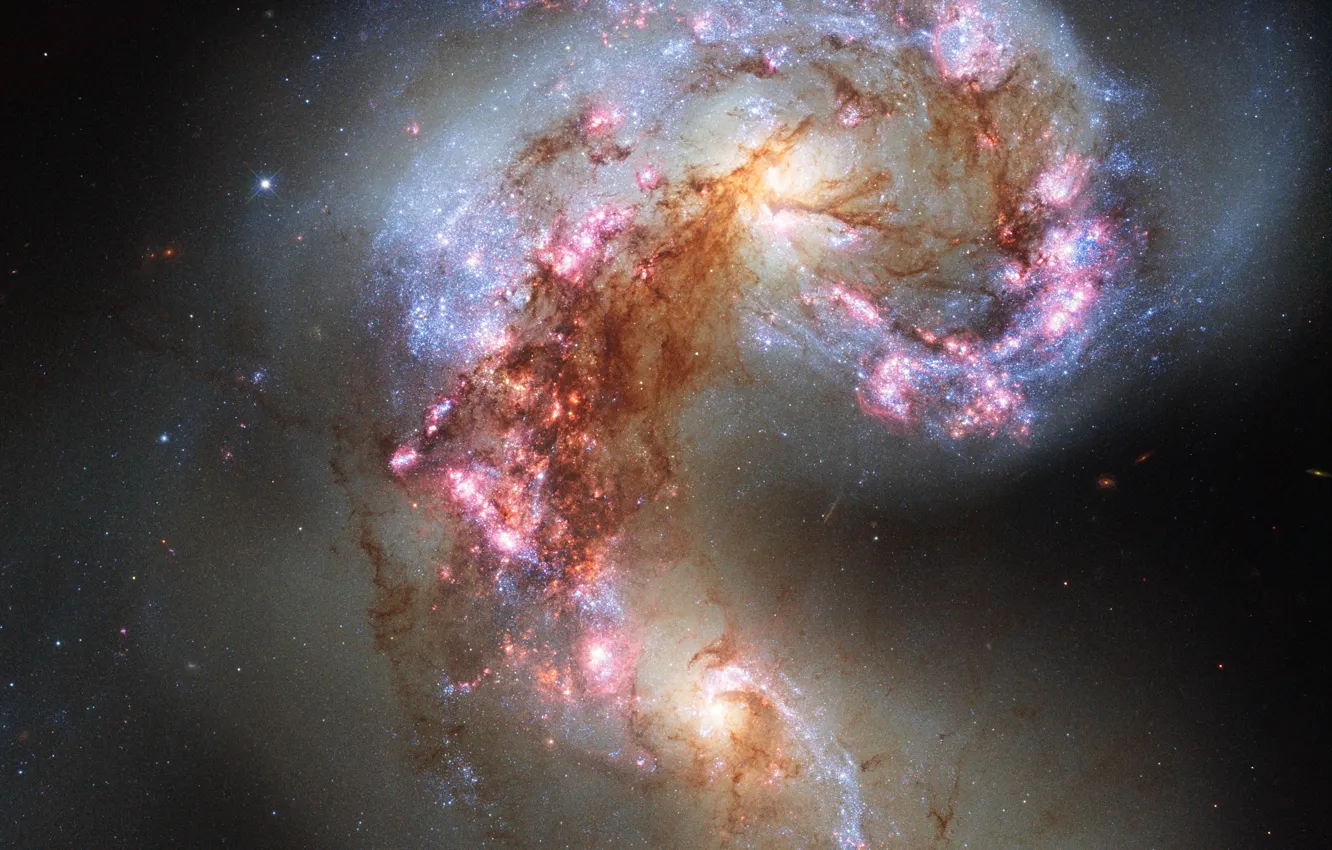Photo wallpaper Galaxy, Stars, Space, NASA, Space, Hubble, Galaxy