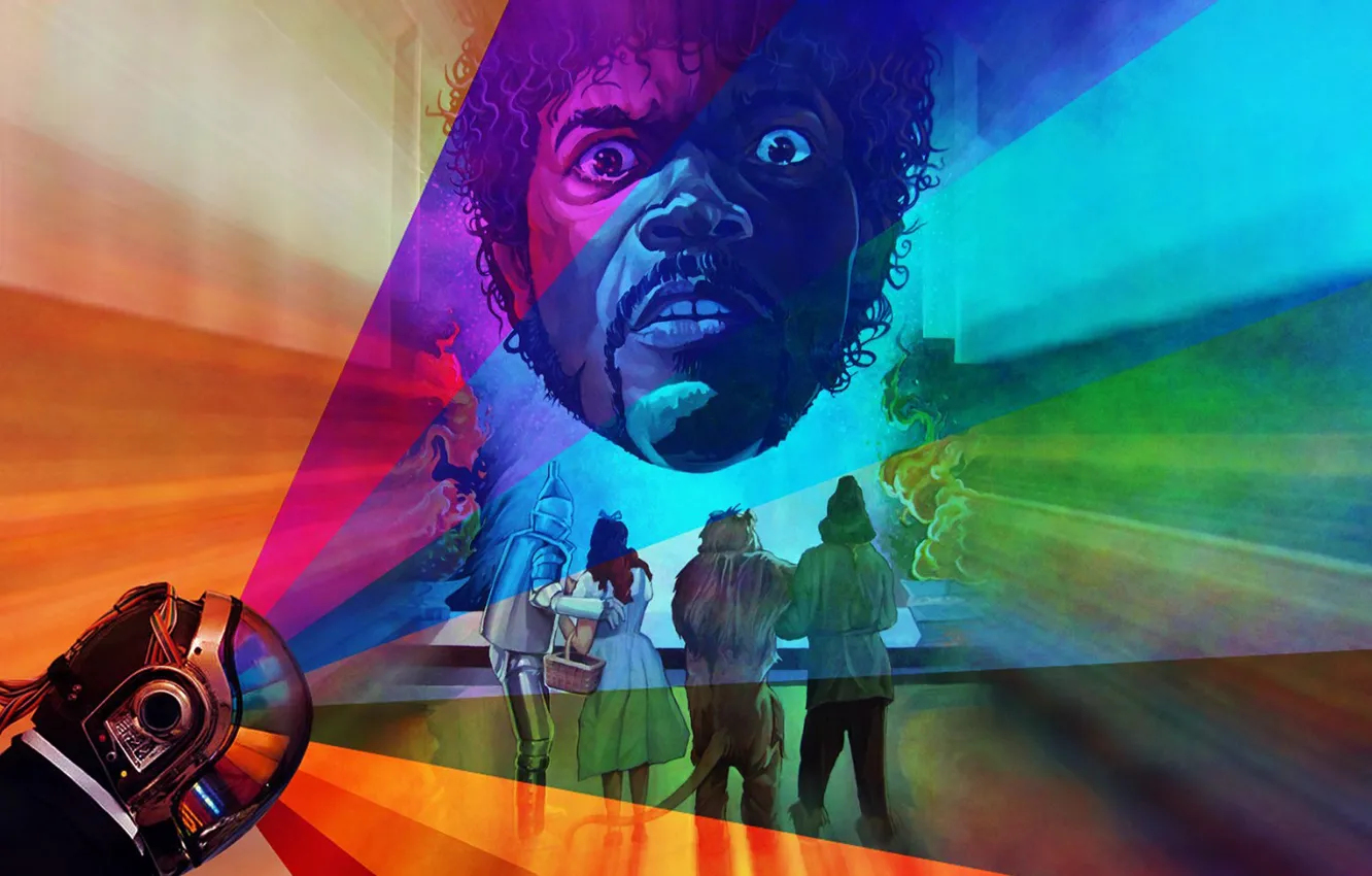 Photo wallpaper music, Guy Manuel, Samuel L. Jackson, Ellie, The Cowardly Lion, The wizard of oz, Guy …