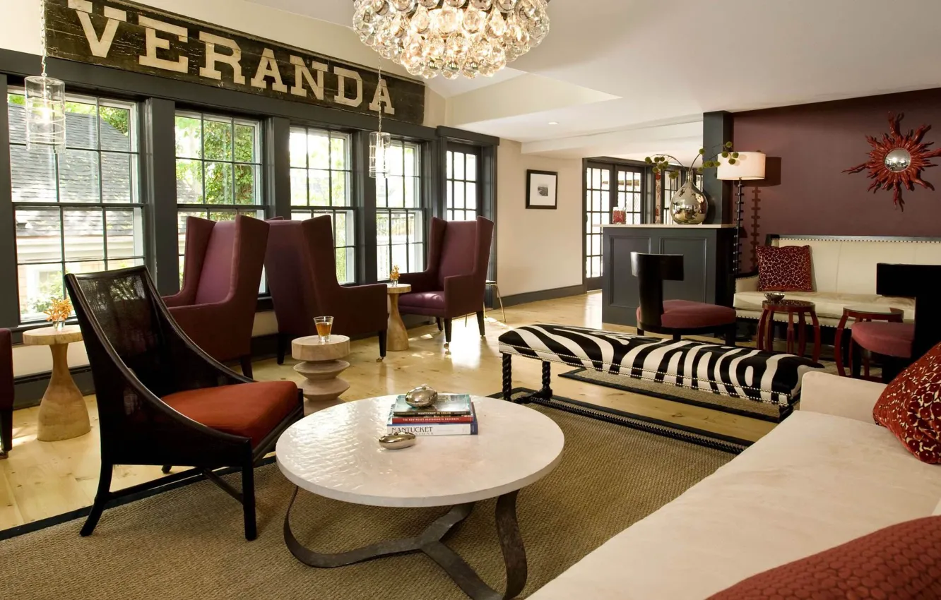 Photo wallpaper design, style, interior, club, living room, Area, Club O living room, by Rachel Reider interiors