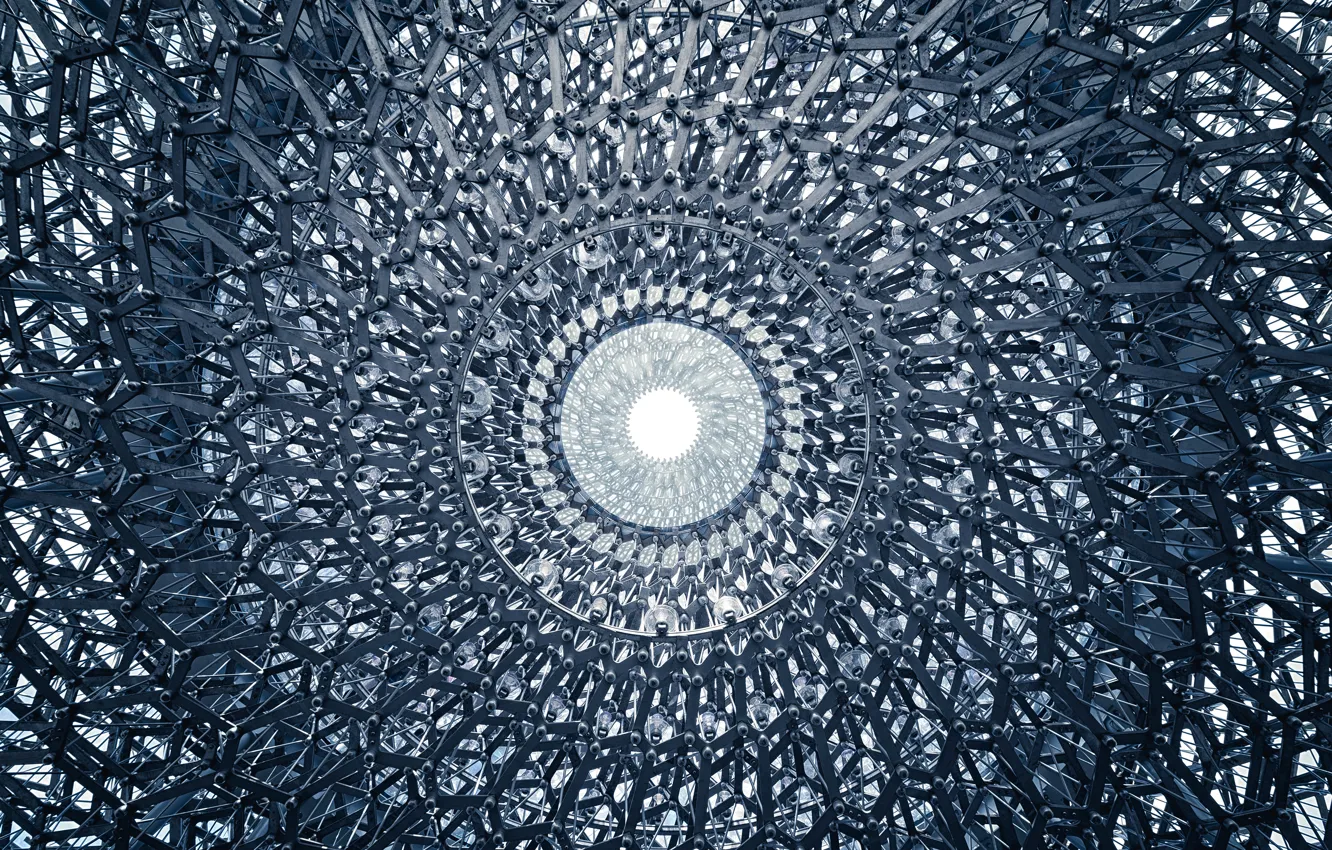 Photo wallpaper metal, abstraction, design