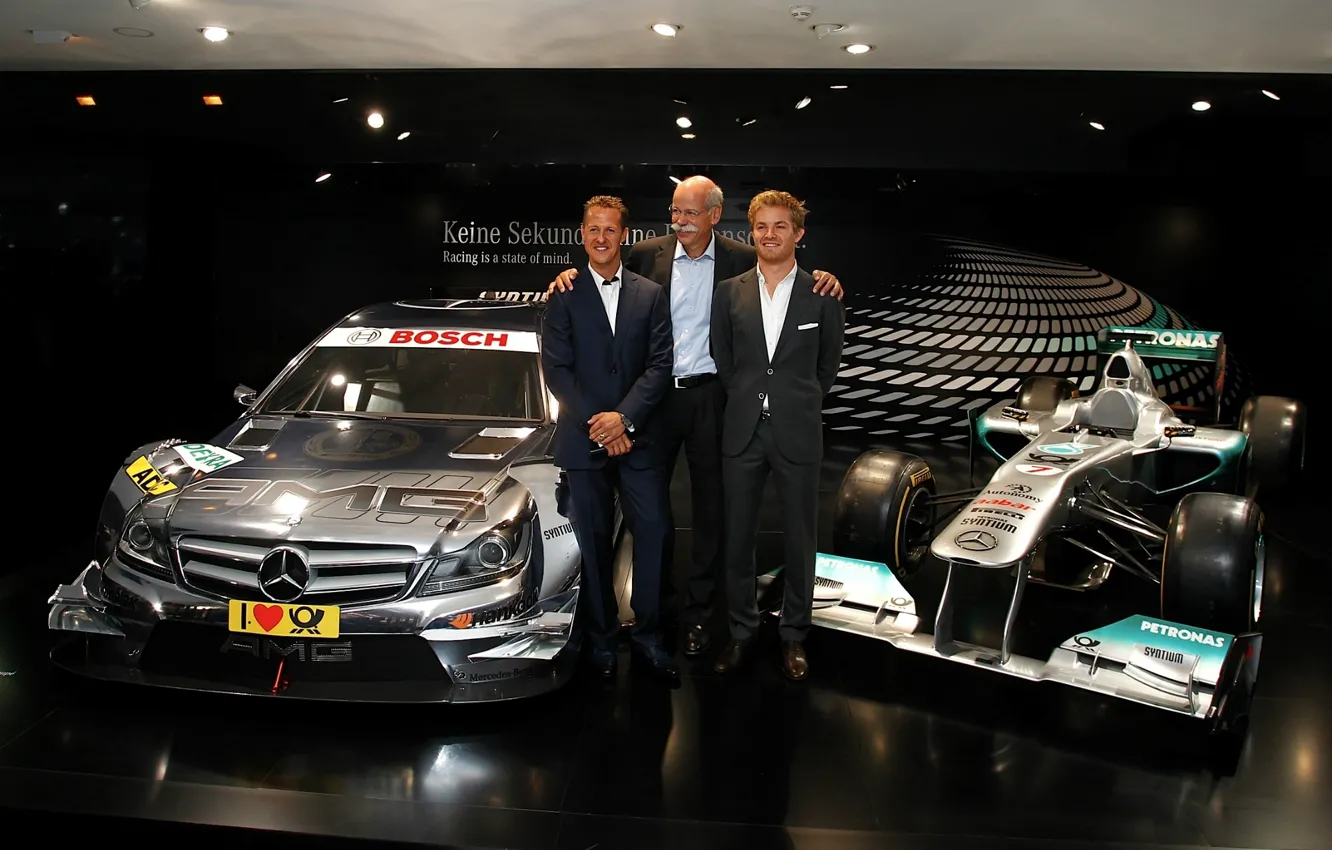Photo wallpaper coupe, Mercedes-Benz, Mercedes, AMG, Michael, DTM, Schumacher, Schumacher