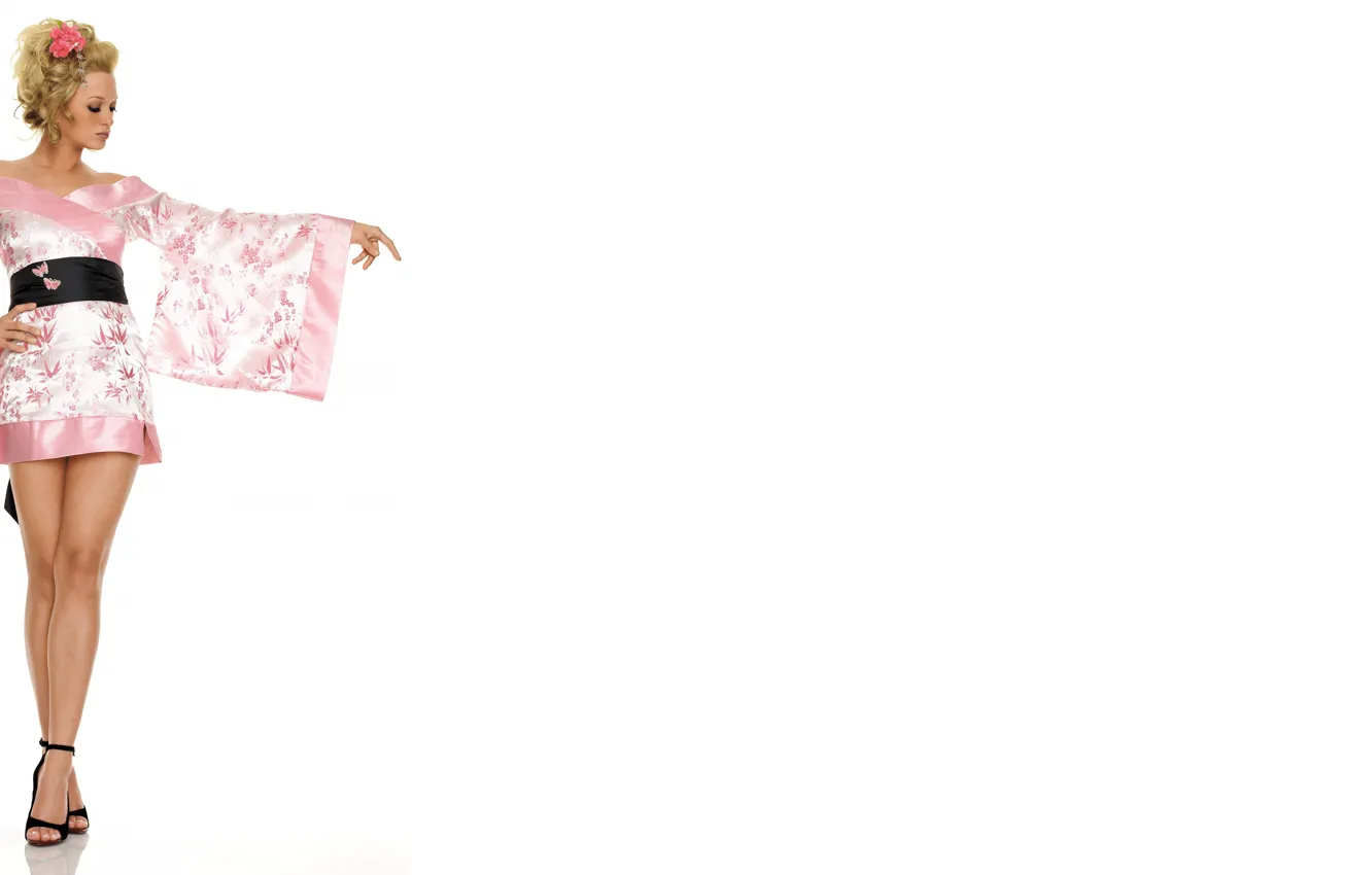 Photo wallpaper model, blonde, Kim, sexy_costumes