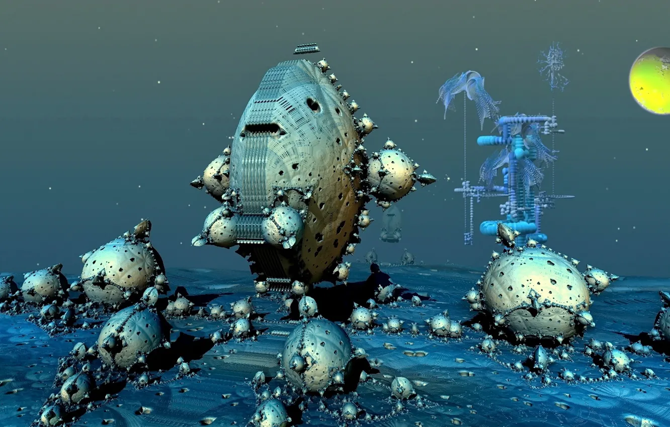 Photo wallpaper abstraction, color, form, fractal