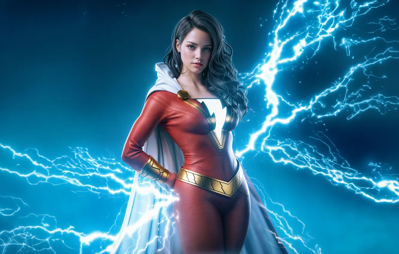 Photo wallpaper Marvel, Mary, superheroine