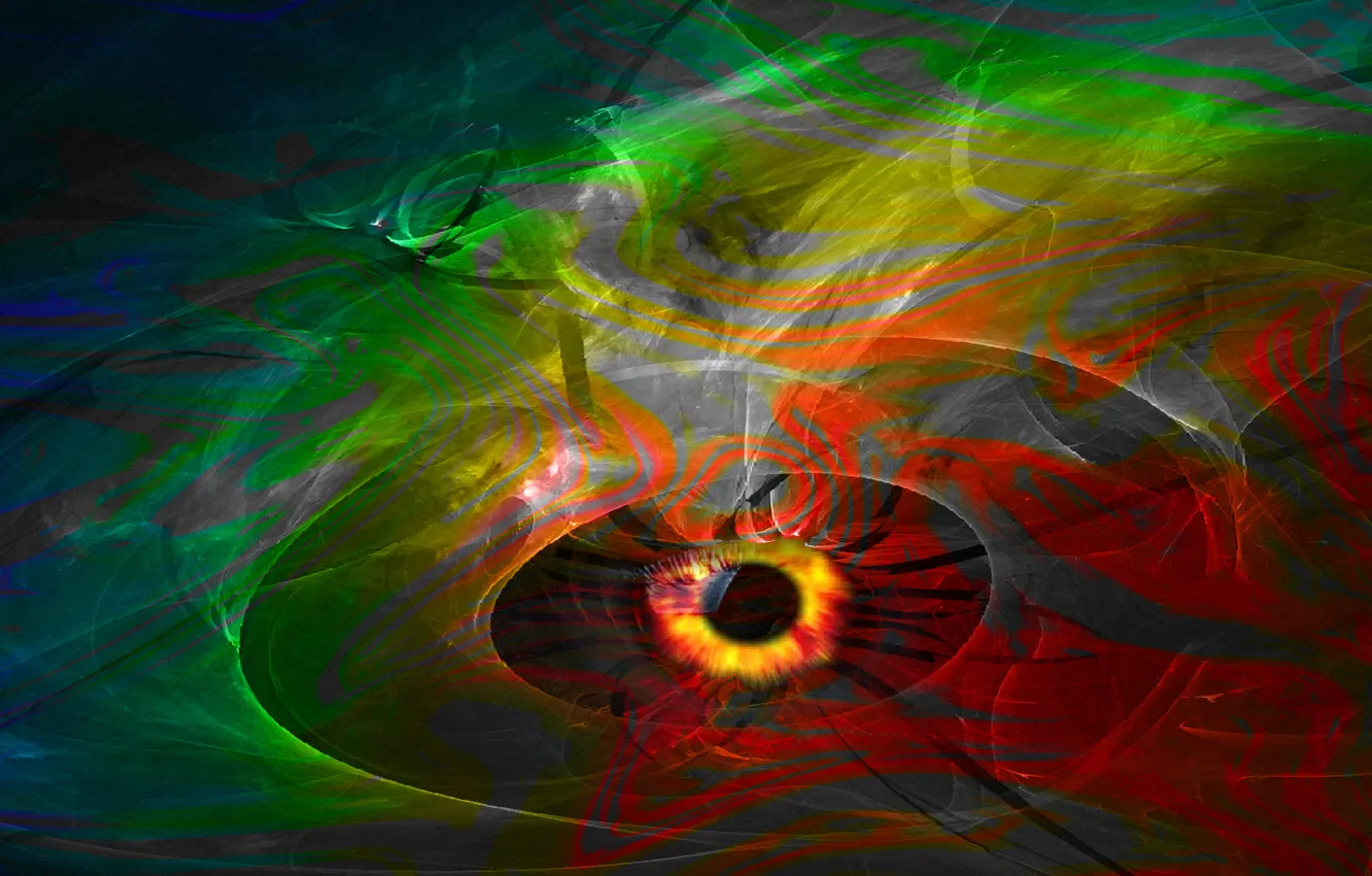 Photo wallpaper eyes, light, pattern, color, the pupil, layer