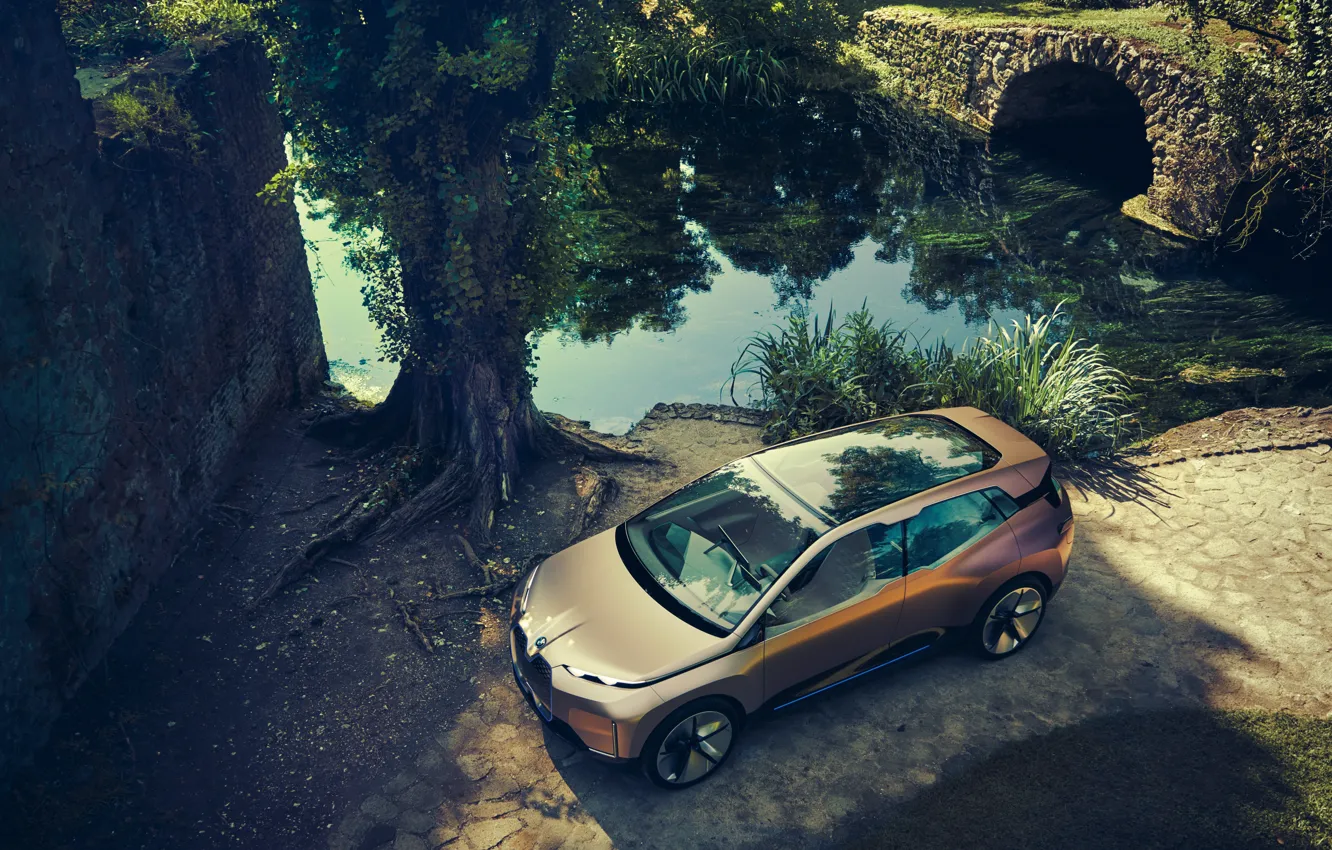 Photo wallpaper Concept, BMW, The concept, Top, German, Crossover, 2021, BMW Vision iNext