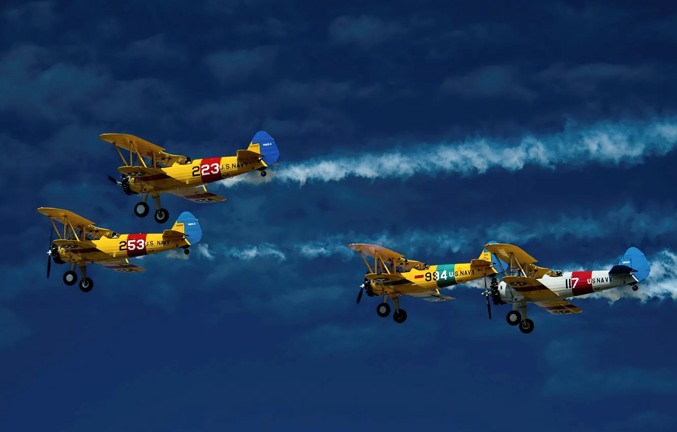 Photo wallpaper the sky, aviation, the plane