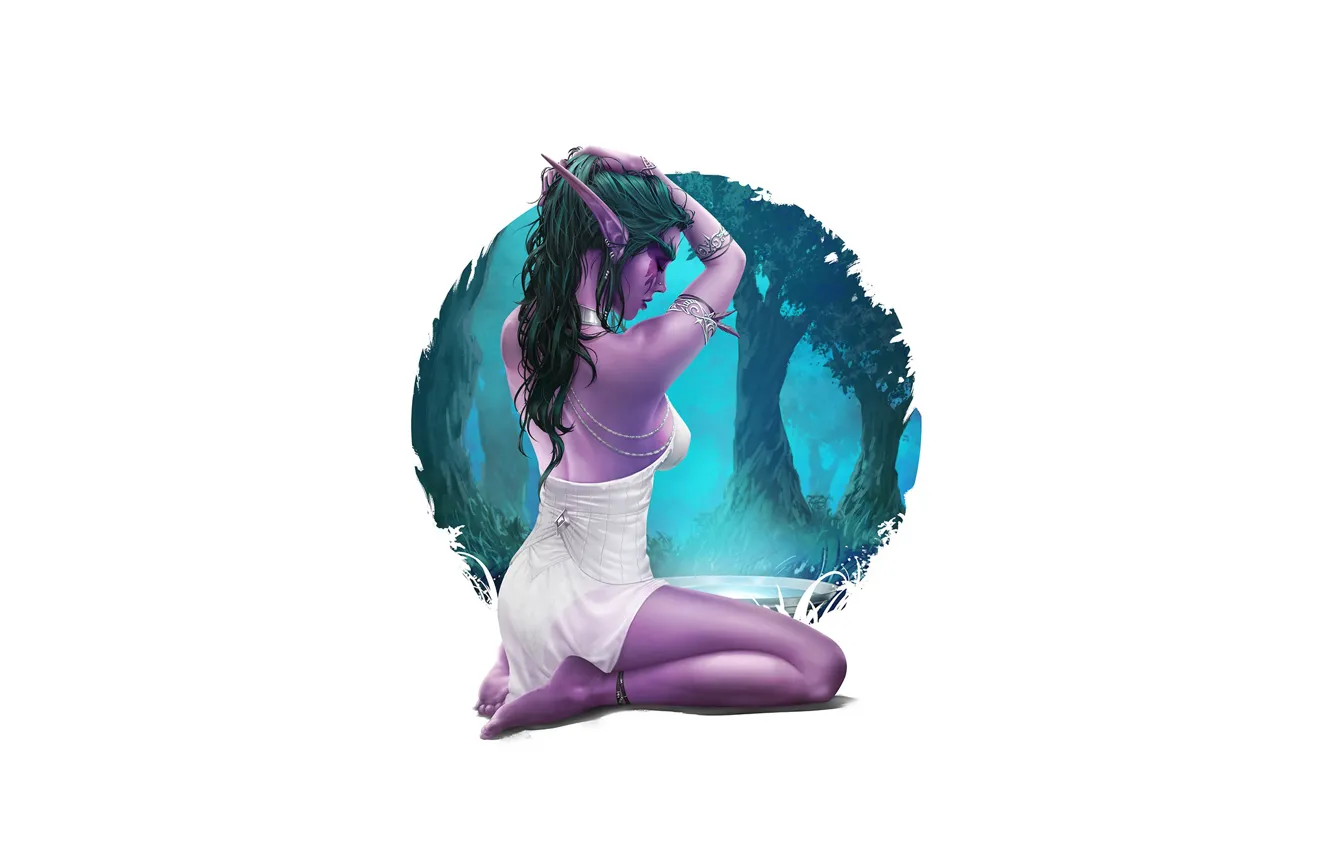 Photo wallpaper girl, fantasy, elf