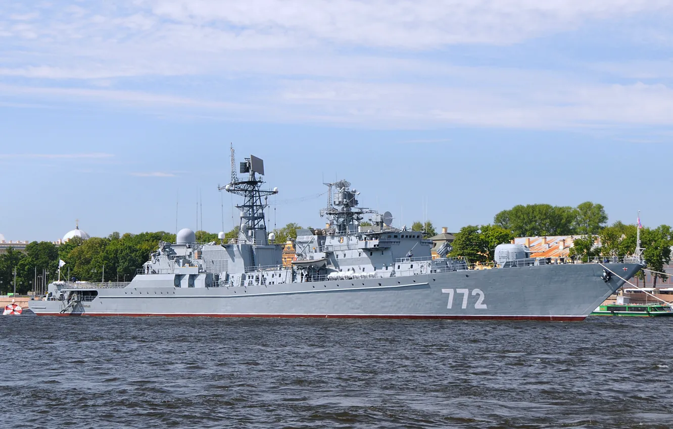 Photo wallpaper patrol ship, Undaunted, the code "Hawk"