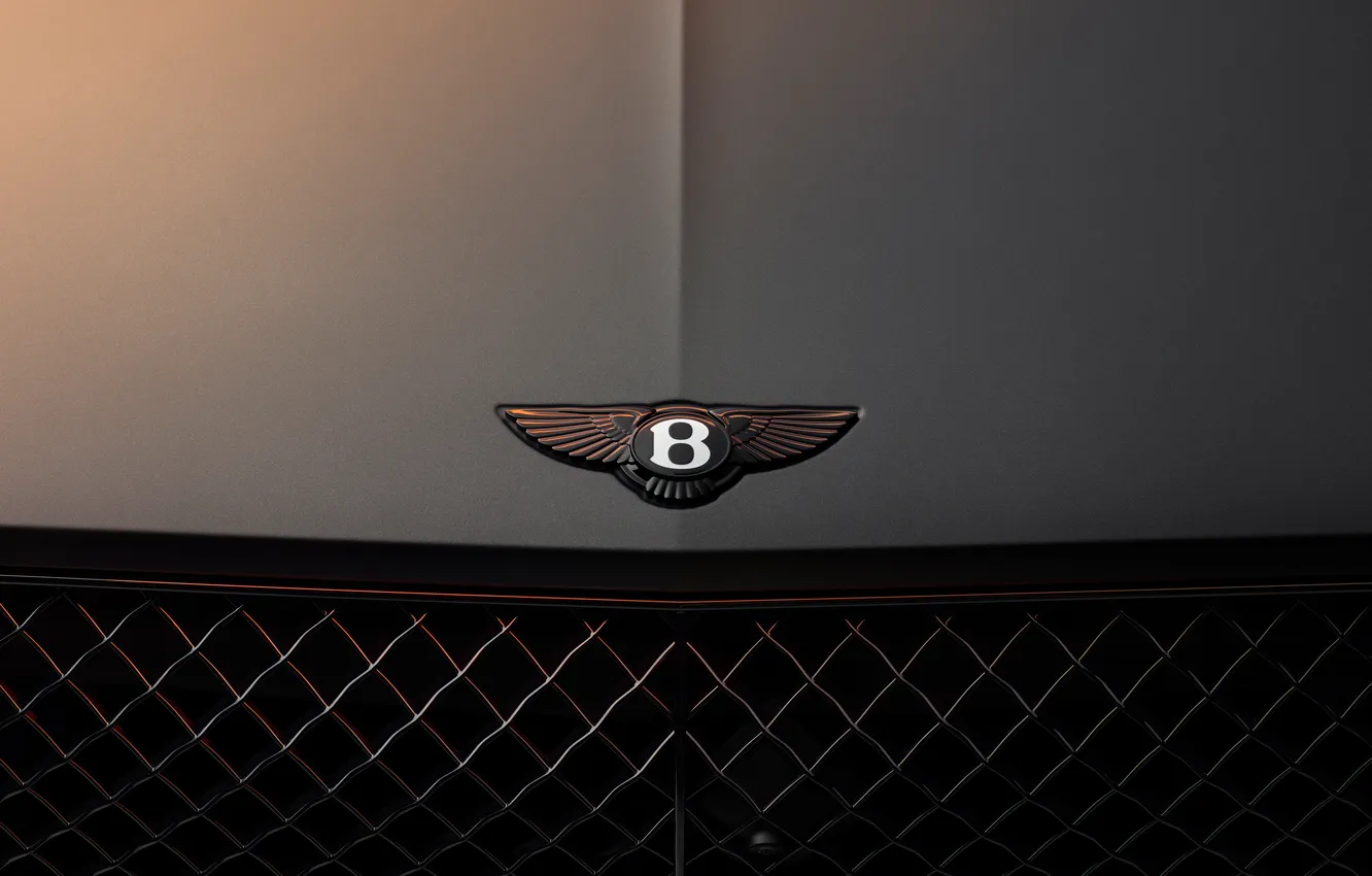 Photo wallpaper Bentley, Bentayga, 2024, Bentley Bentayga S "Black Edition"