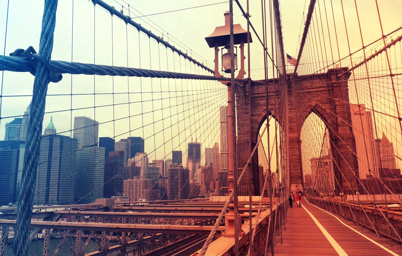 Photo wallpaper city, the city, New York, Brooklyn, Manhattan, Brooklyn, New York, Manhattan