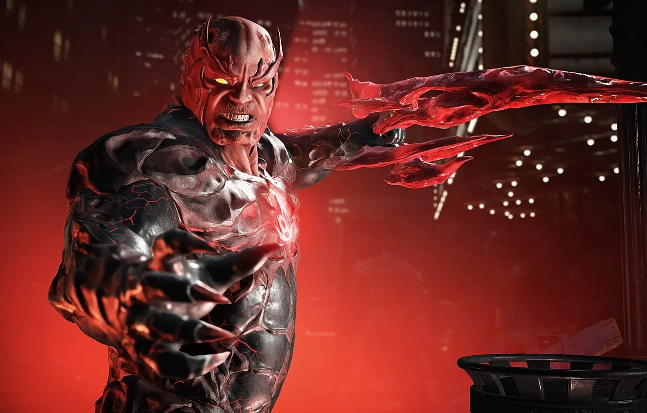 Photo wallpaper Rage, NetherRealm Studios, Injustice 2, Atrocitus, Red Lantern Corps