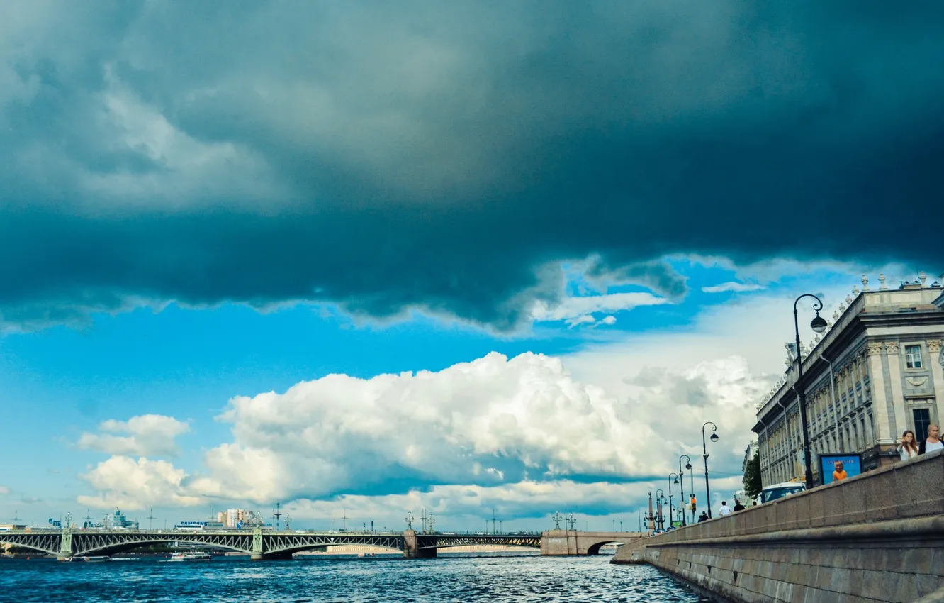 Photo wallpaper river, Peter, SPb, Neva, spb, Petersburg, Peterburg