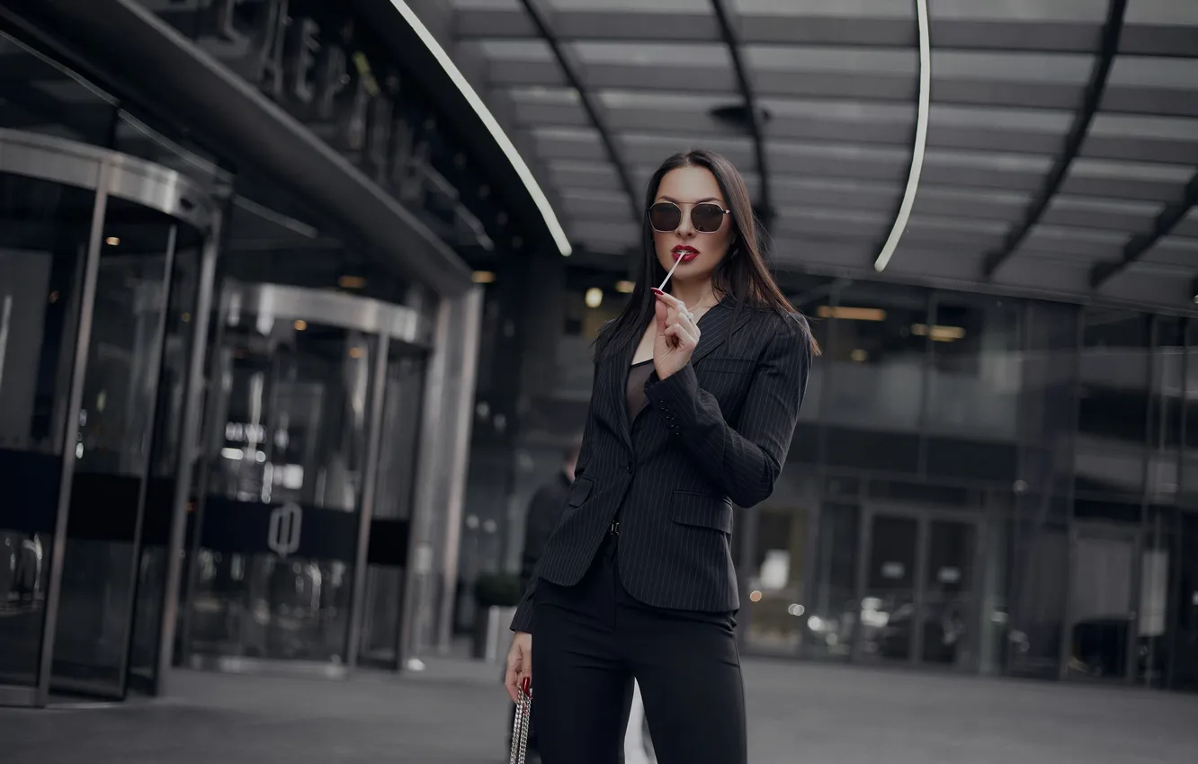 Photo wallpaper girl, sexy, Wallpaper, sweetheart, model, bright, makeup, slim