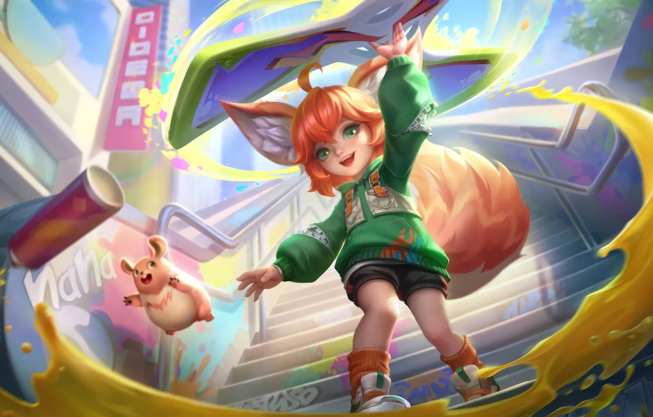 Photo wallpaper art, Nana, skin, moba, Mobile Legends, Mobile Legends Bang Bang, MLBB, Cyclone Clash