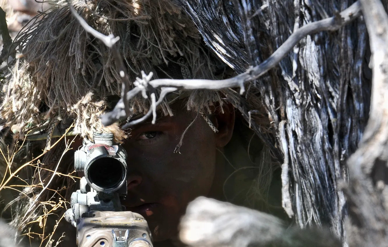 Photo wallpaper weapons, army, soldiers