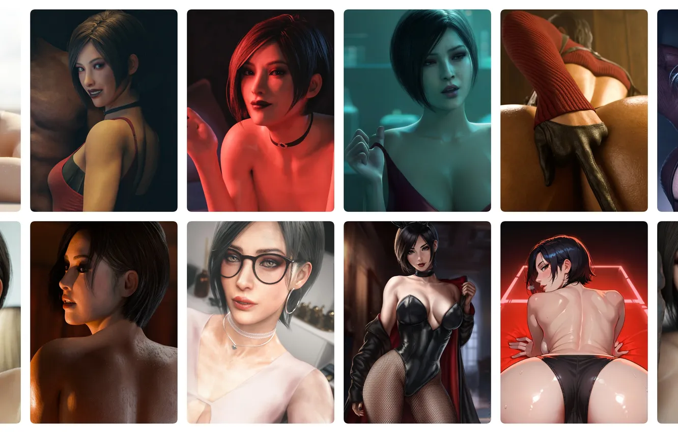 Photo wallpaper Capcom, Ada Wong, Residen Evil, Game Art, Resident Evil 4 Remake