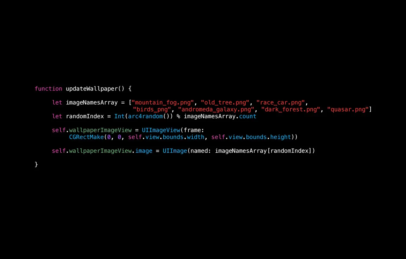 Photo wallpaper wallpaper, programing, apple swift