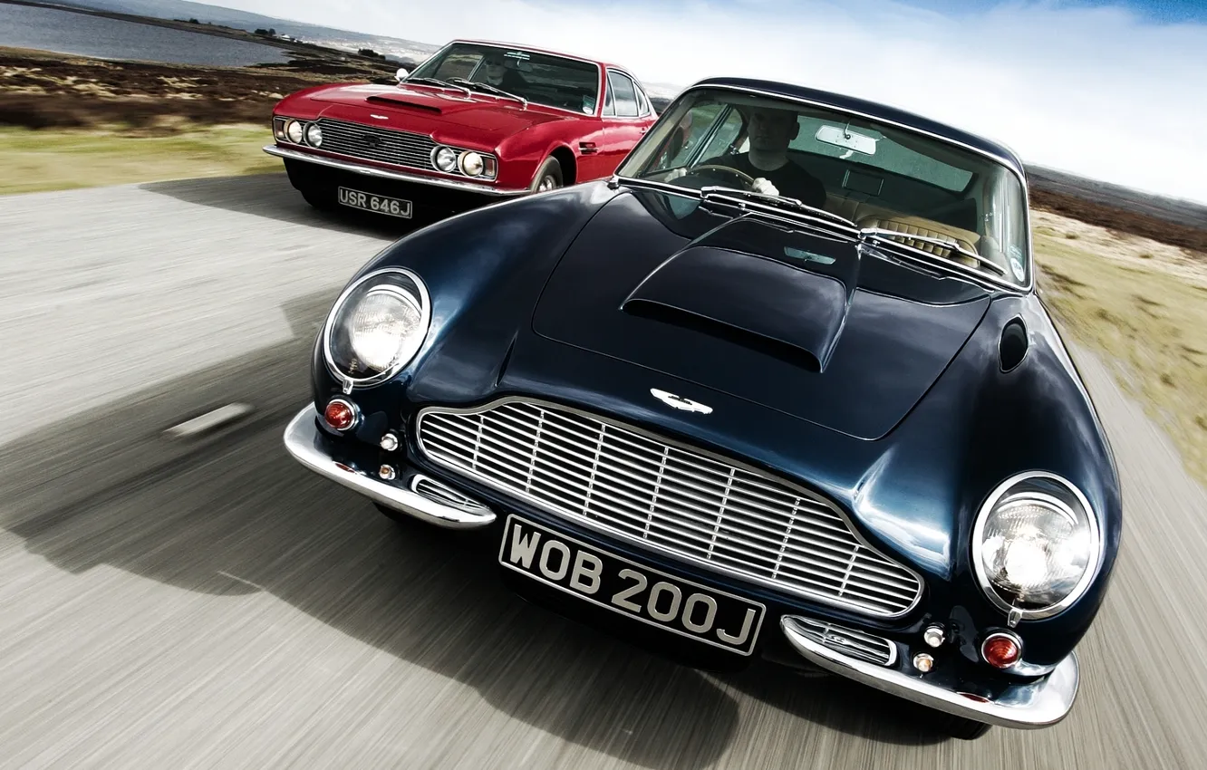 Photo wallpaper Aston Martin, Vantage, DBS, Aston Martin, the front, and, DB6