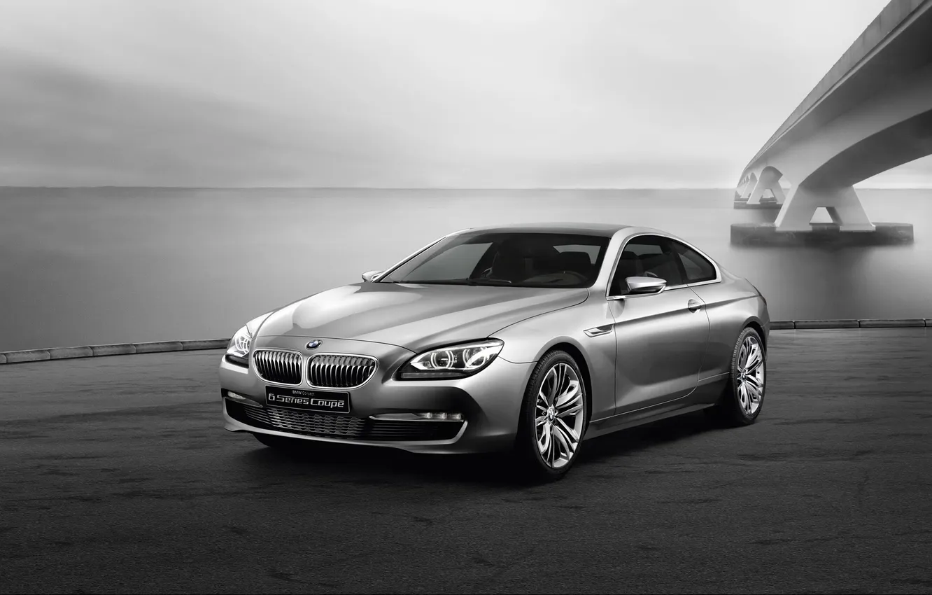 Photo wallpaper concept, BMW, coupe, 6-series
