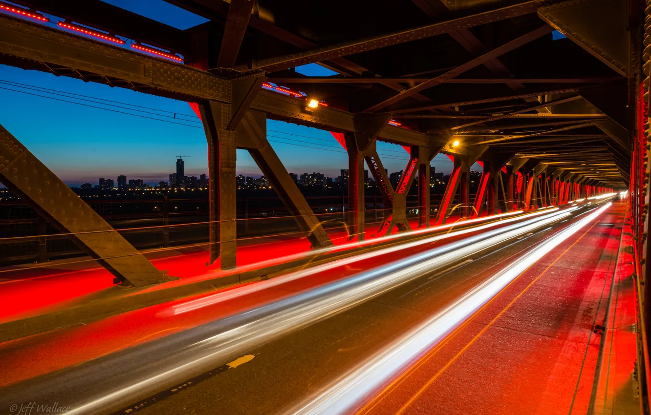 Photo wallpaper road, bridge, Jeff Wallace