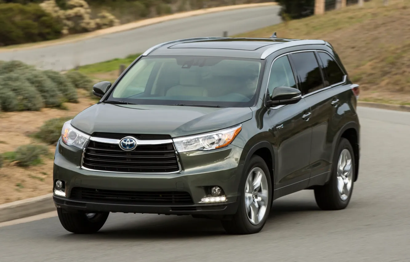 Photo wallpaper speed, Toyota, Toyota, crossover, Highlander