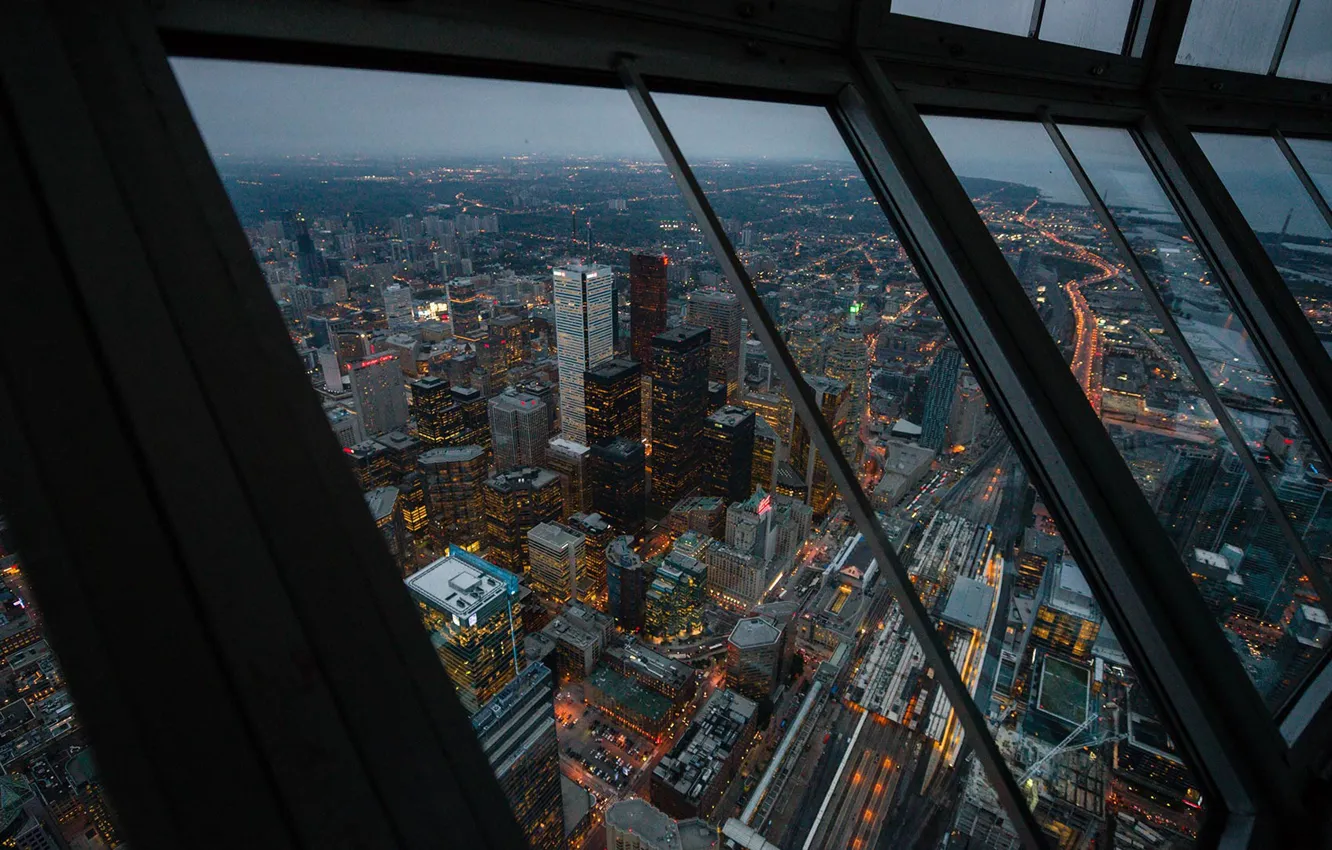 Photo wallpaper Canada, panorama, Toronto