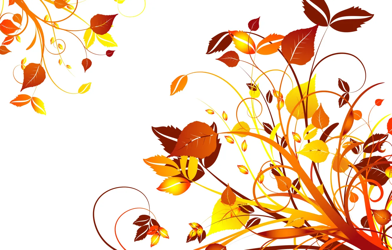 Photo wallpaper vector, abstract, background, floral