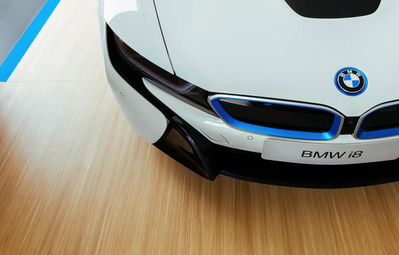 Photo wallpaper car, BMW, logo, technology, BMW I8, by Jeferson Felix