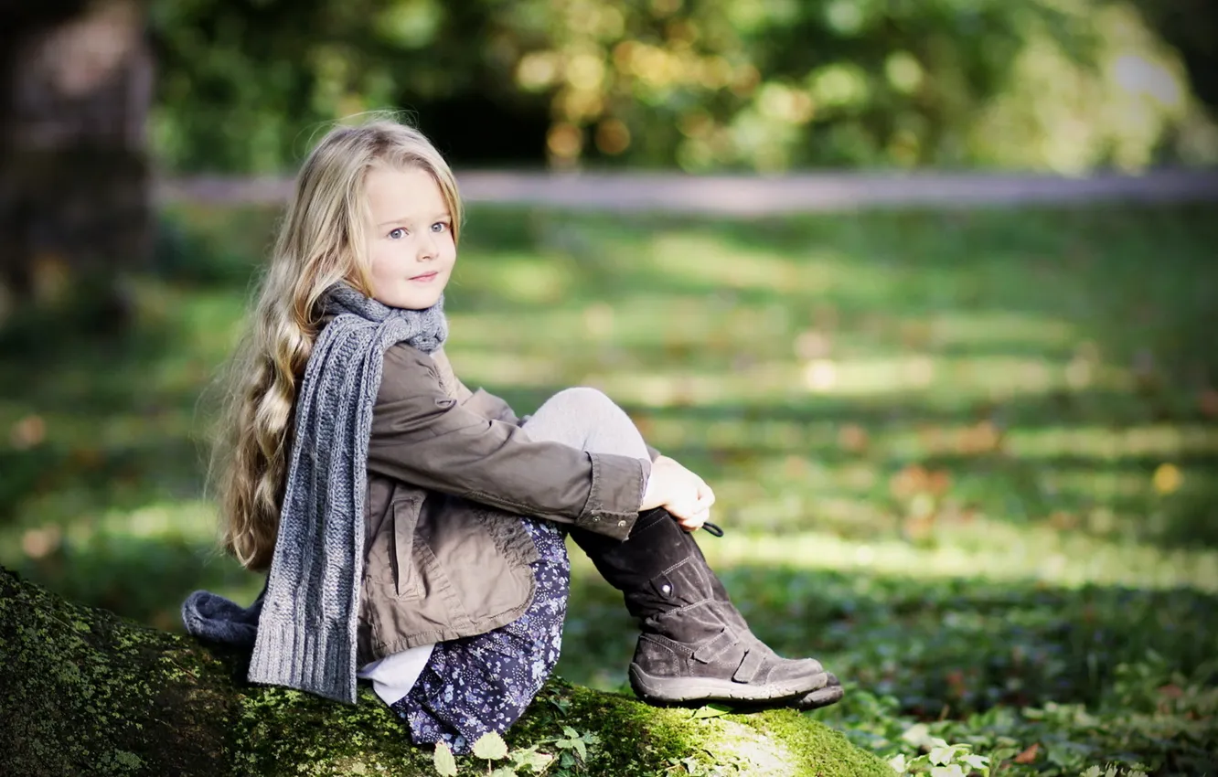 Photo wallpaper nature, background, mood, portrait, girl