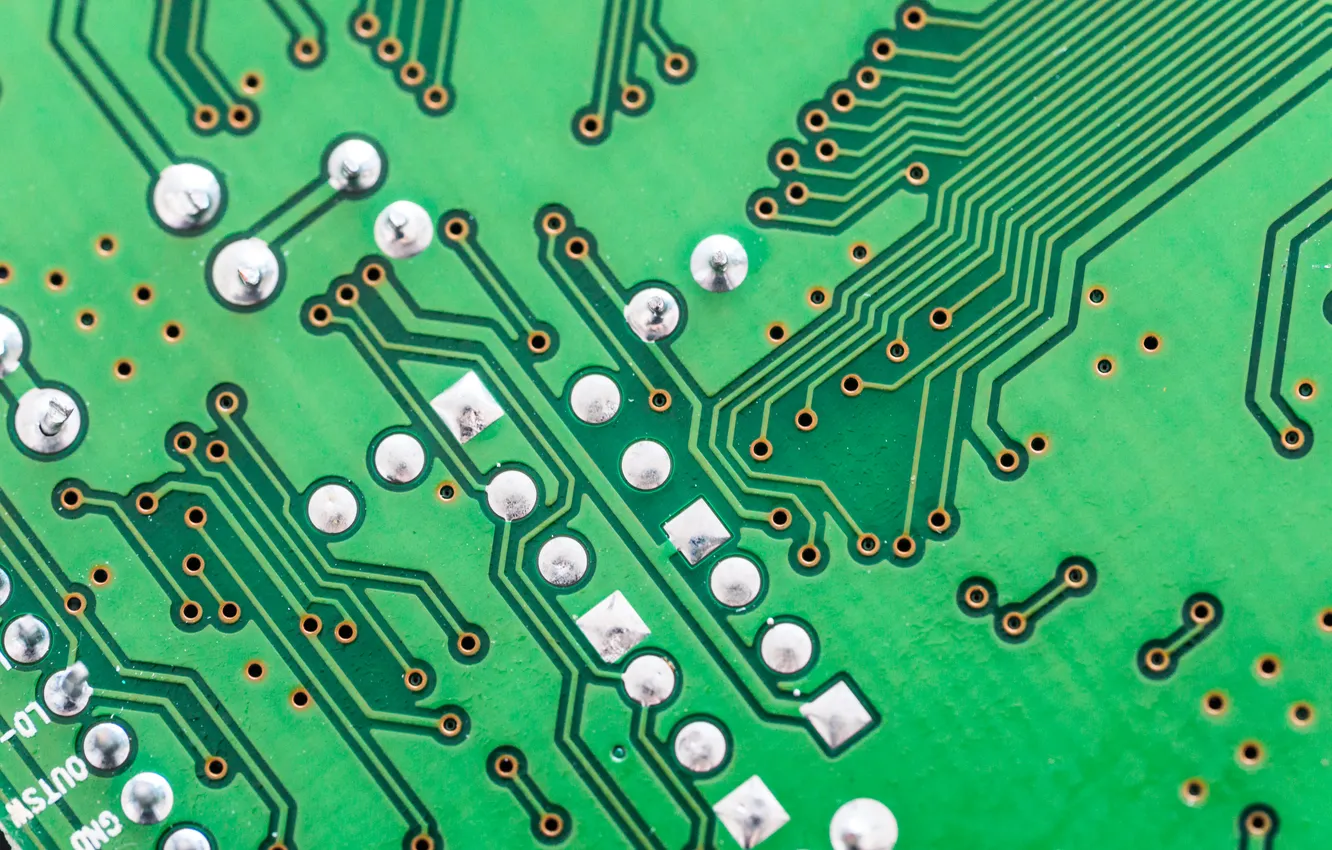 Photo wallpaper board, electronics, connections