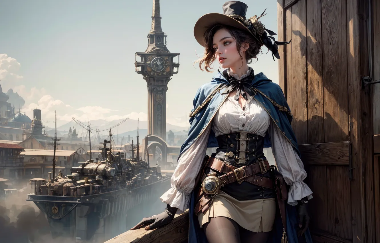 Photo wallpaper girl, fantasy, art