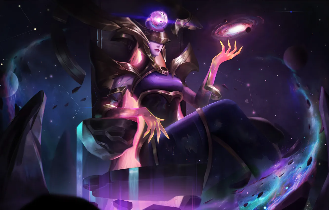 Photo wallpaper the wreckage, magic, the universe, the game, planet, universe, game, magic